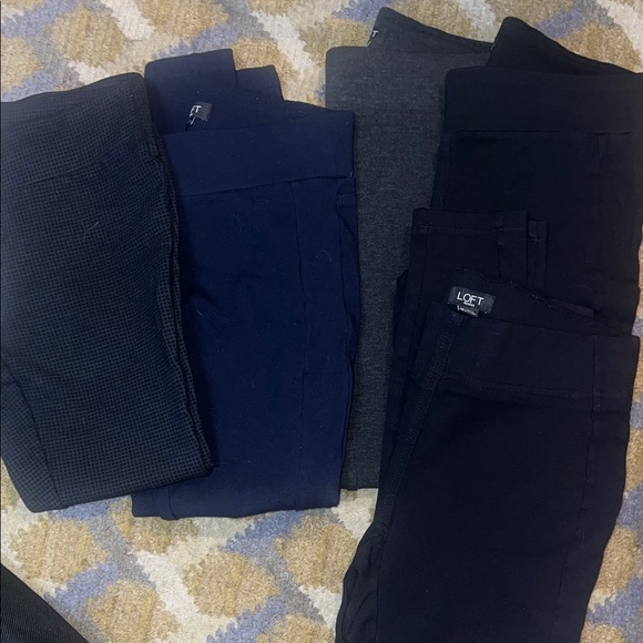 LOFT Pants - LOFT Women's Neutral Leggings Lot — Black, Navy & Charcoal